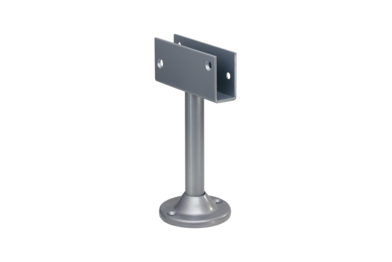 KWS Partition support 4018 in finish 02 (steel, silver stove-enamelled)