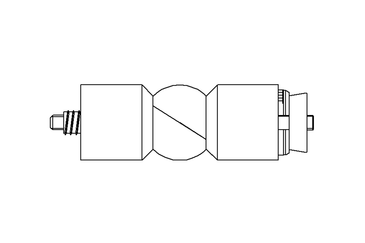Product drawing KWS Ball-and-socket-joint  7K73 / 7K74