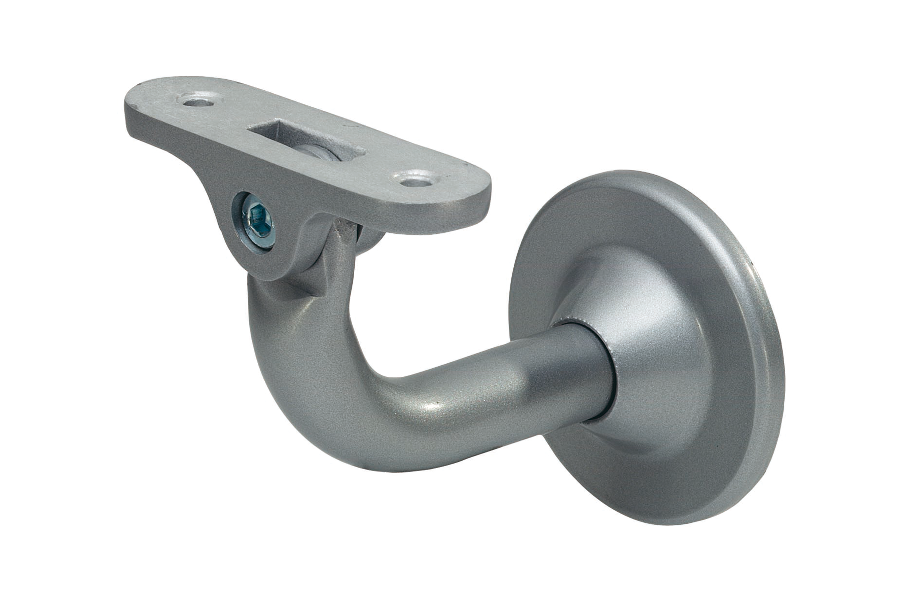 KWS Handrail support 4513 in finish 02 (steel, silver stove-enamelled)