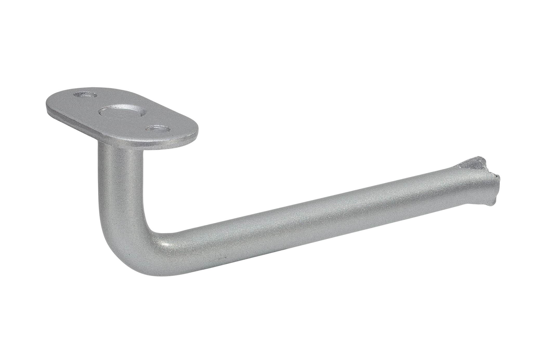KWS Handrail support 4523 in finish 02 (steel, silver stove-enamelled)