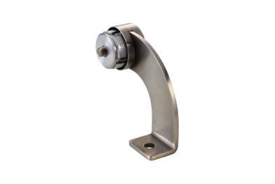 KWS End support 8392 in finish 82 (stainless steel, matte), direction left