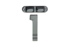 KWS Door holder 1057 in finish 02 (aluminium, silver stove-enamelled)