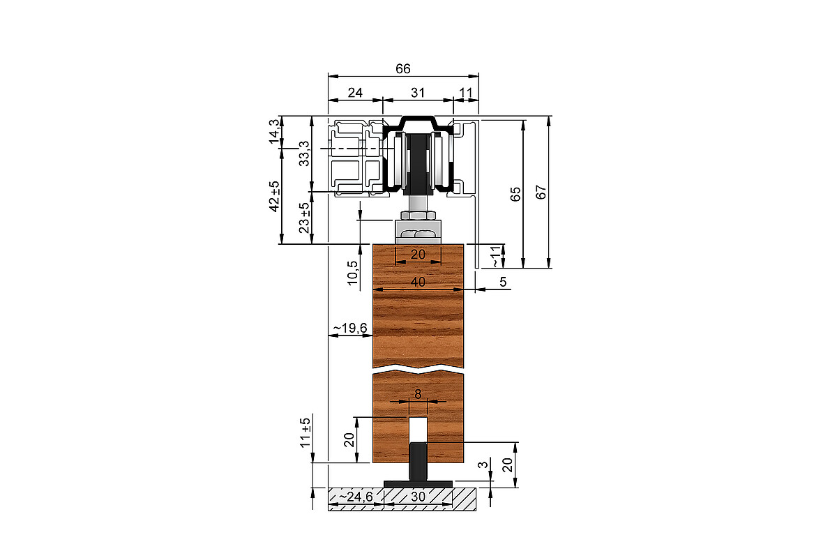 Drawing shows HELM MKL80H147