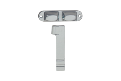KWS Door holder 1057 in finish 02 (aluminium, silver stove-enamelled)