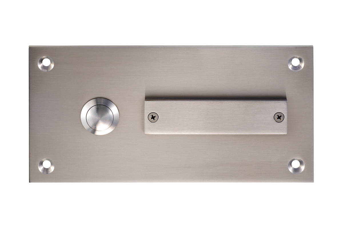 KWS Bell plate 3951 in finish 82 (stainless steel, matte)