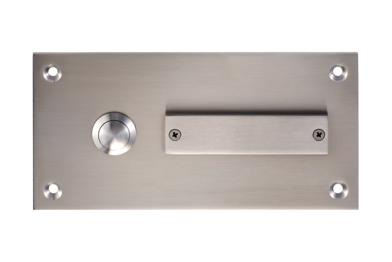 KWS Bell plate 3951 in finish 82 (stainless steel, matte)