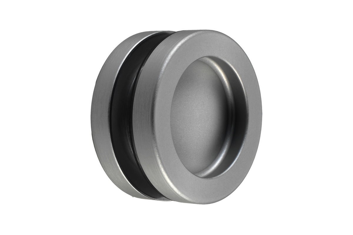 KWS Flush pull set 5252 in finish 41 (aluminium, KWS 1 silver anodised)