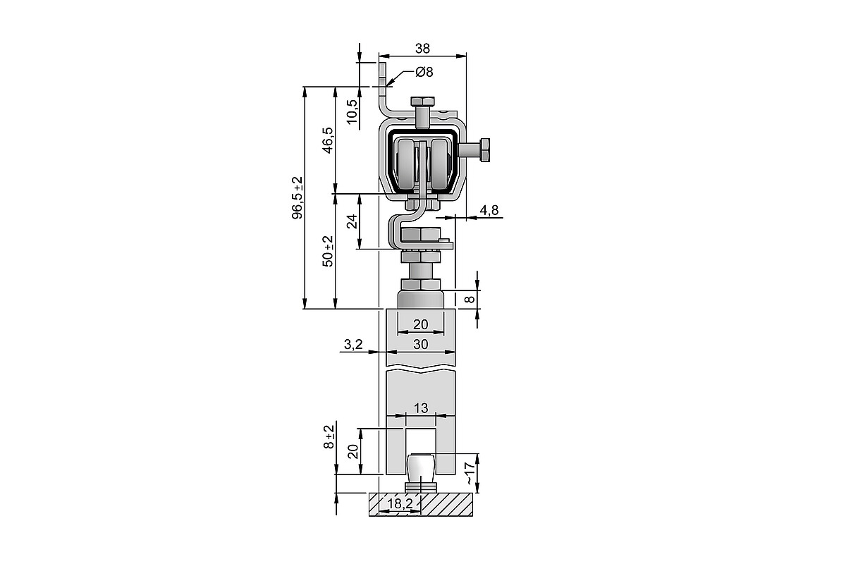 Drawing shows HELM SP.100.W.1.01..