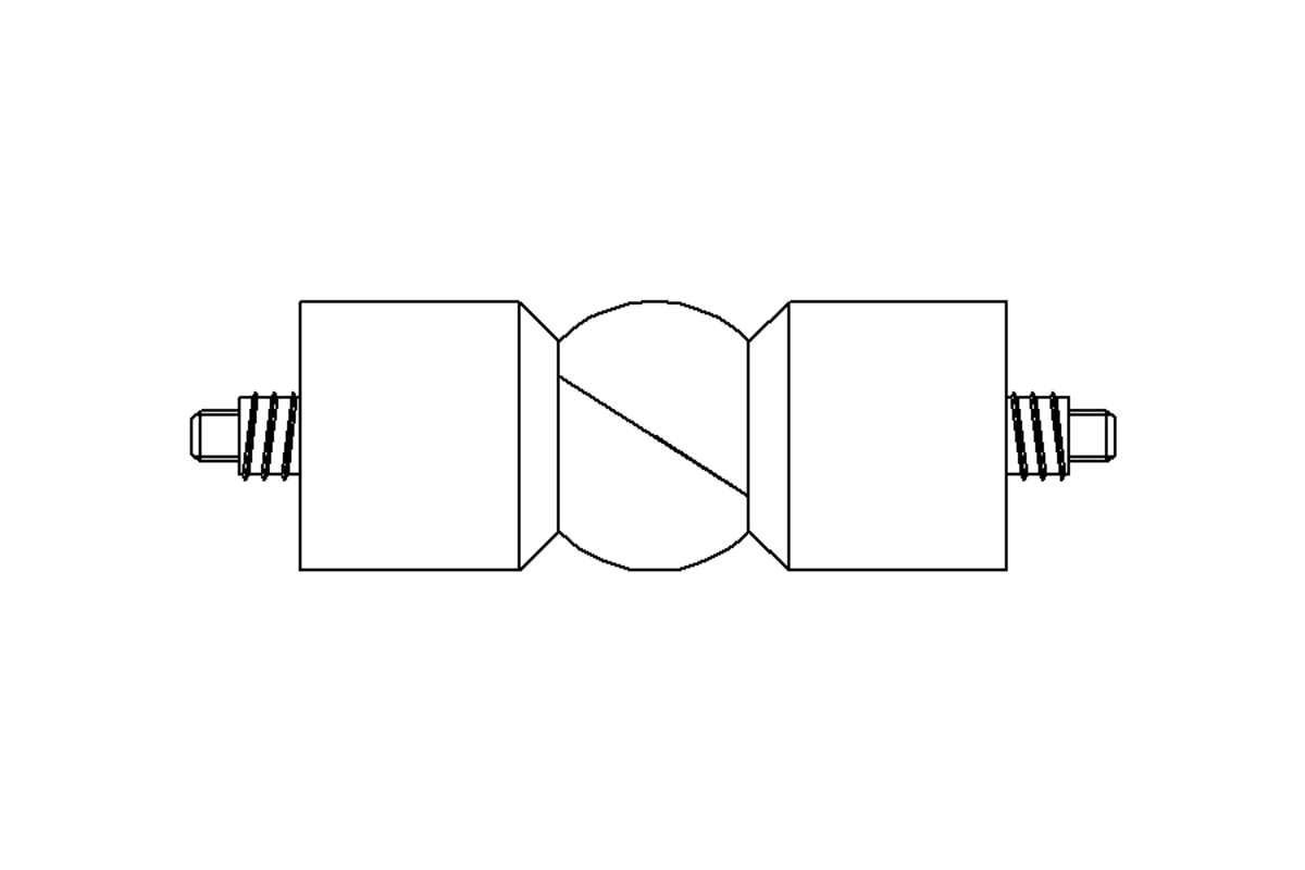 Product drawing KWS Ball-and-socket-joint 7H73 / 7H74 / 7H75