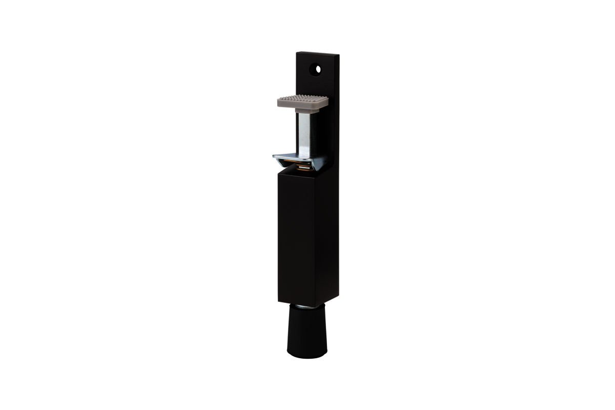 KWS Door holder 1081 in finish 73 (aluminium, black matte powder-coated)