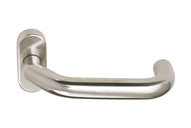KWS Lever handle 3D35 in finish 82 (stainless steel, matte)