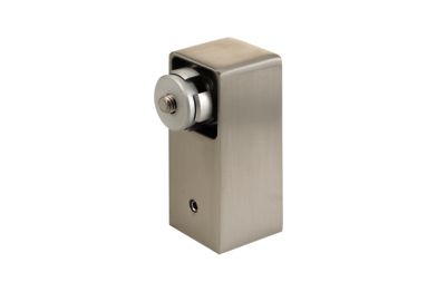 KWS End support 8702 in finish 35 (aluminium, stainless steel effect anodised)