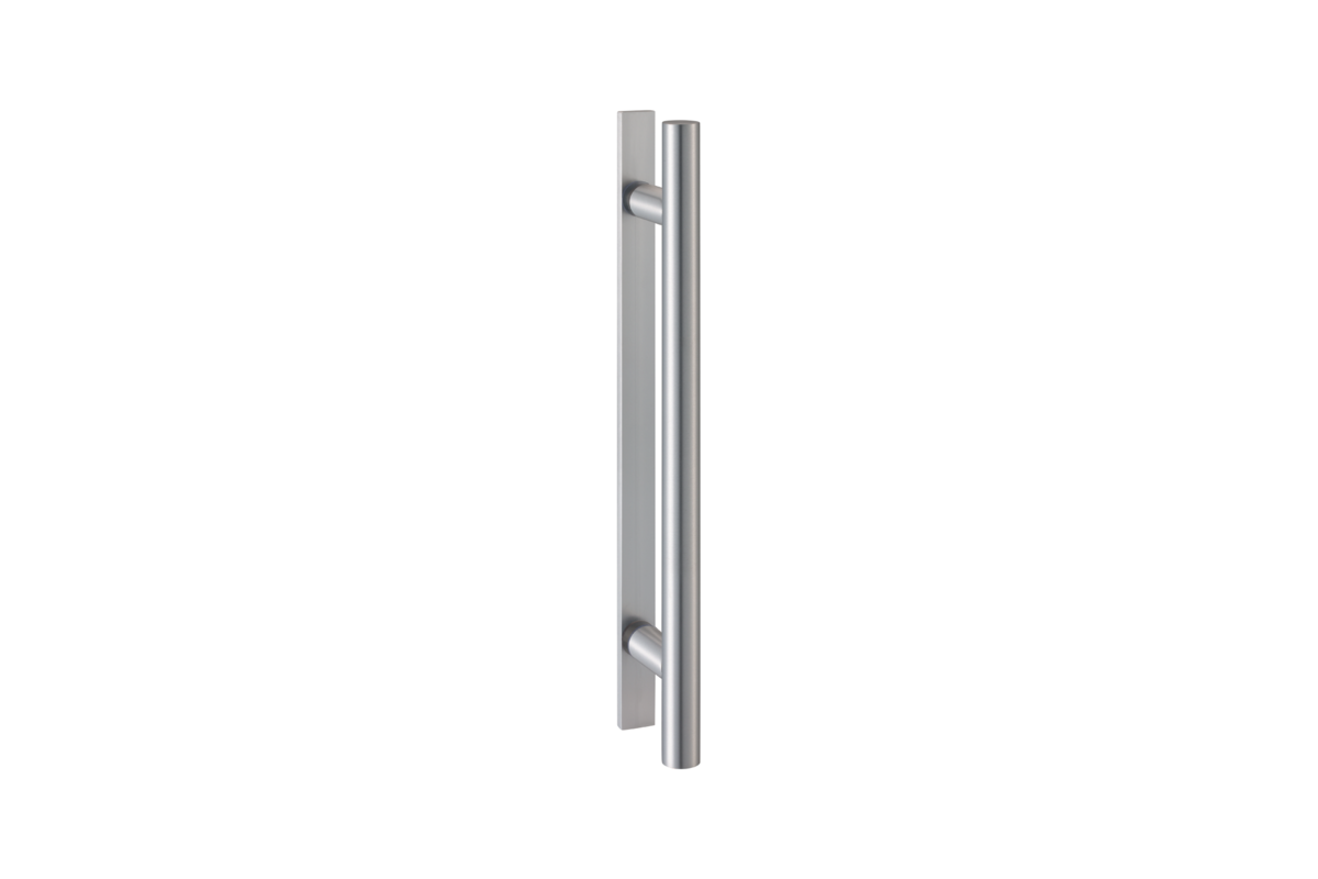 KWS Pair of door handles 8146 in finish 41 (aluminium, KWS 1 silver anodised)