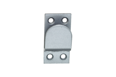 KWS wedge plate 6533 for locking handle in finish 02 (steel, silver stove-enamelled)