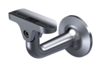 KWS Handlaufstütze 4515 in der Ausführung 31 (Aluminium, KWS 1 silberfarbig eloxiert) mit 20 mm Radius