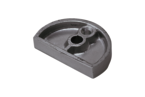 KWS Shim 1558 for door holder/door buffer in finish 31 (aluminium, KWS 1 silver anodised)