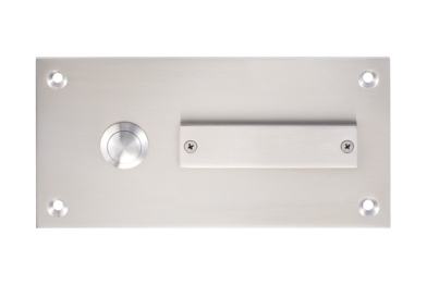 KWS Bell plate 3951 in finish 82 (stainless steel, matte)
