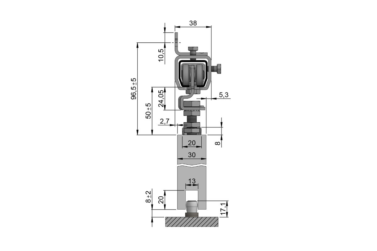 Drawing shows HELM SP.100.W.1.01..