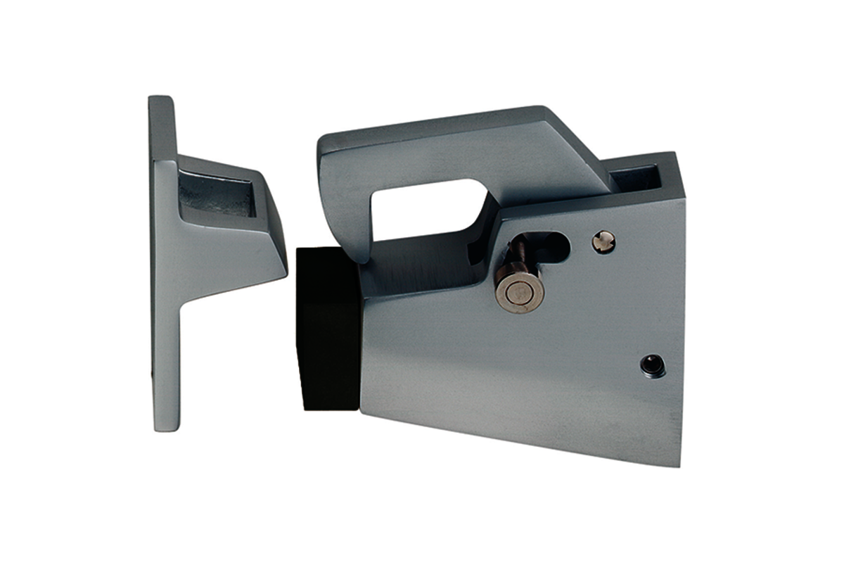KWS Door holder 1061 in finish 31 (aluminium, KWS 1 silver anodised)