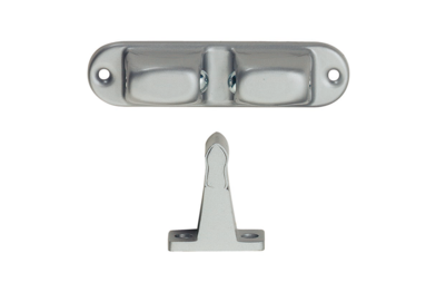 KWS Door holder 1055 in finish 02 (aluminium, silver stove-enamelled)