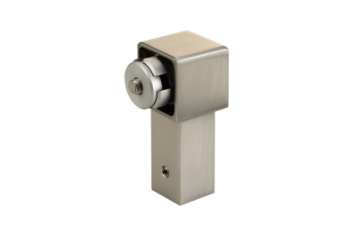 KWS End support 8704 in finish 35 (aluminium, stainless steel effect anodised)