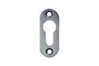 KWS Key rosette 3451 in finish 22 (aluminium, KWS 1 silver anodised) with PZ keyway