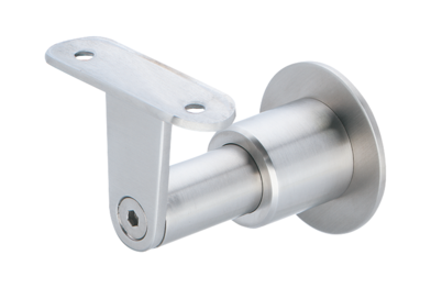 KWS Handrail support 4680 in finish 82 (stainless steel, matte) with 25 mm radius