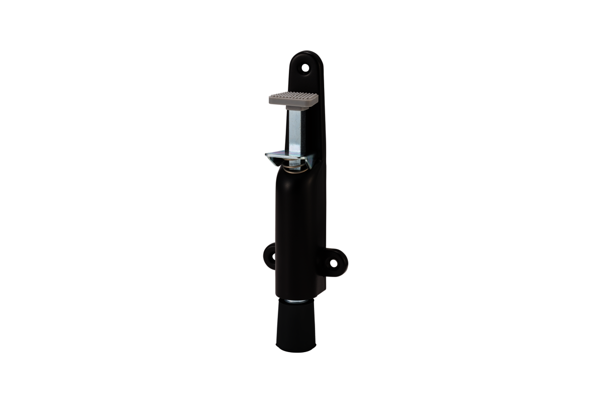 KWS Door holder 1026 in finish 73 (aluminium, black matte powder-coated)