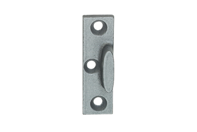 KWS wedge plate 6536 for locking handle in finish 02 grey cast iron, silver stove-enamelled)