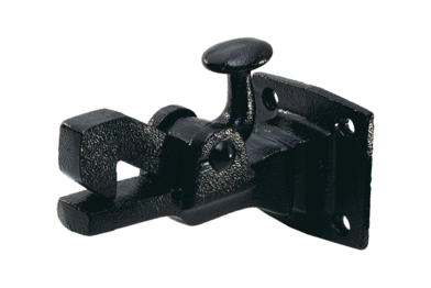 KWS Gate holder 1308 in finish 03 (malleable cast iron, black stove-enamelled)