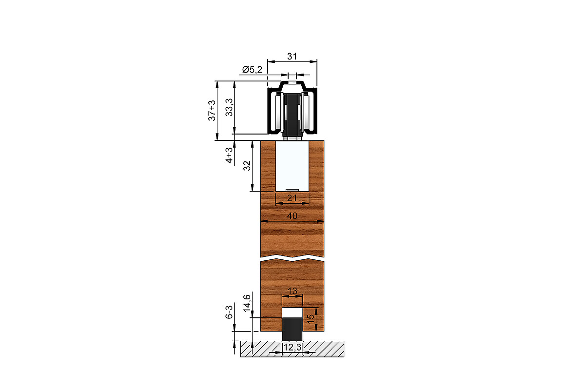 Drawing shows HELM MKL80H122