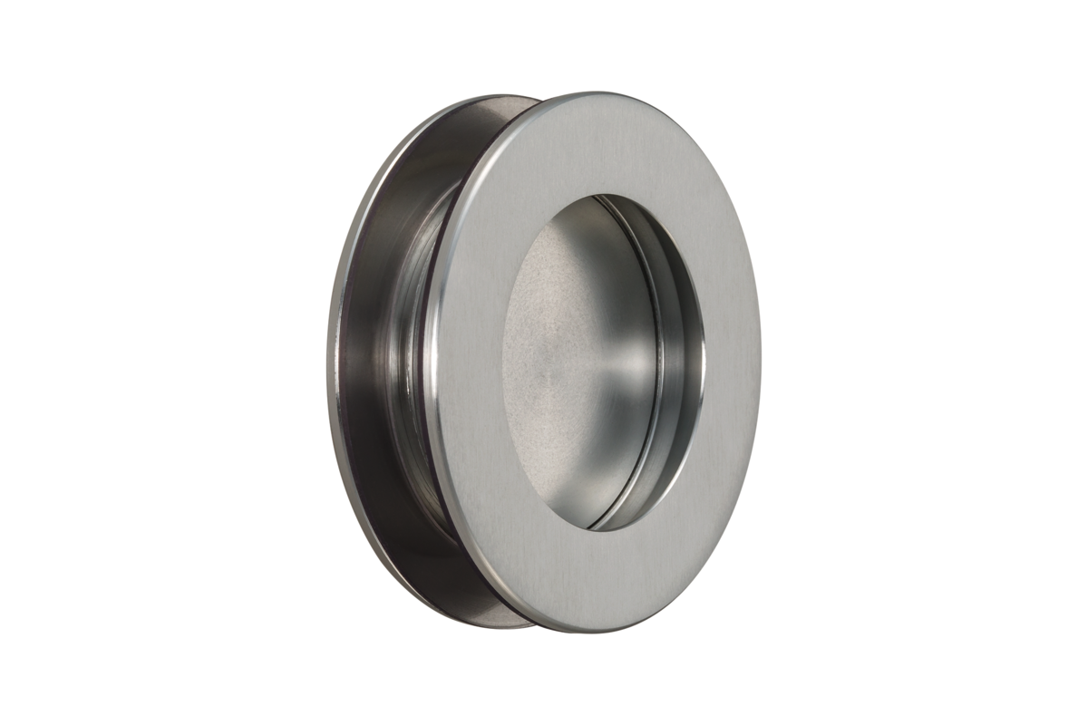 KWS Flush pull set 5254 in finish 41 (aluminium, KWS 1 silver anodised)