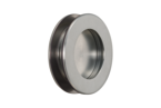 KWS Flush pull set 5254 in finish 41 (aluminium, KWS 1 silver anodised)