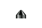 KWS Decorative end cap cone 8801 in finish 82 (stainless steel, matte)