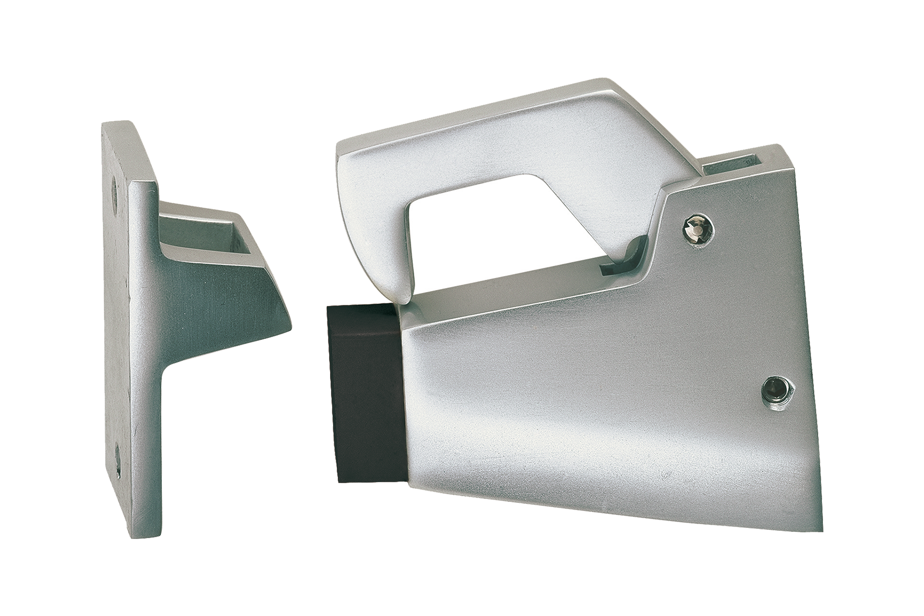 KWS Door holder 1062 in finish 31 (aluminium, KWS 1 silver anodised)