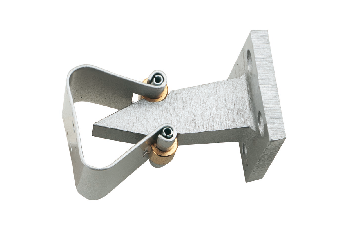 KWS Door holder 1068 in finish 02 (aluminium, silver stove-enamelled)