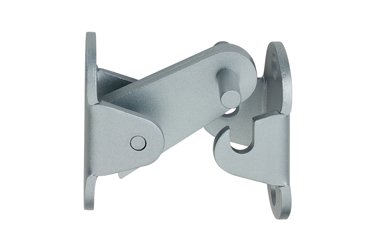 KWS Door holder 1073 in finish 02 (steel, silver stove-enamelled)