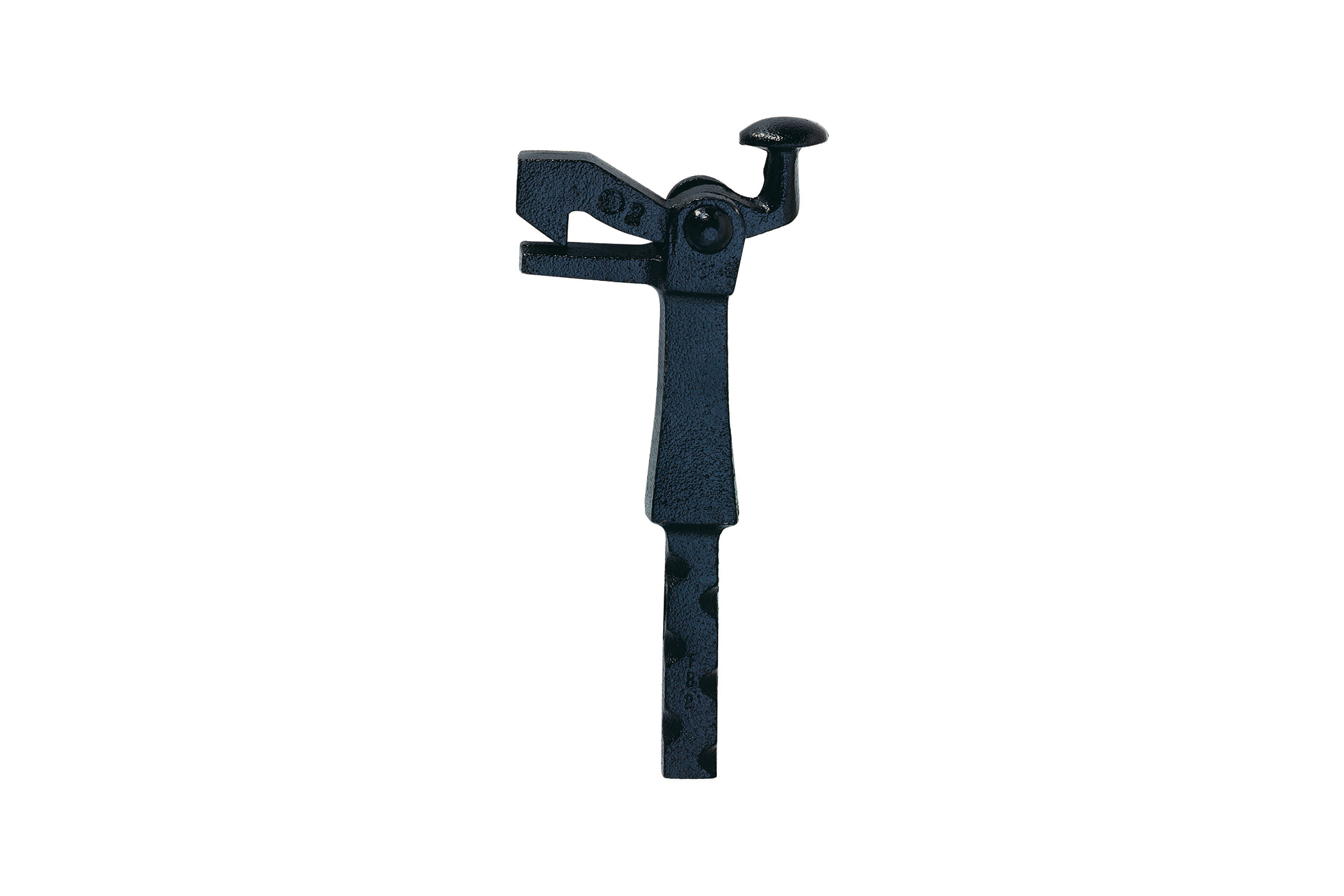 KWS Gate holder 1303 in finish 03 (malleable cast iron, black stove-enamelled)