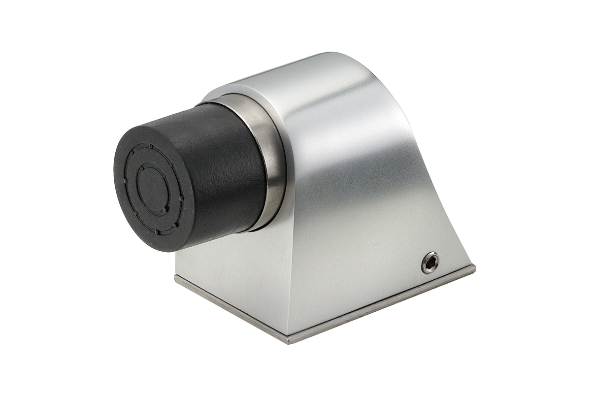 KWS Door buffer 2124 in finish 31 (aluminium, KWS 1 silver anodised)