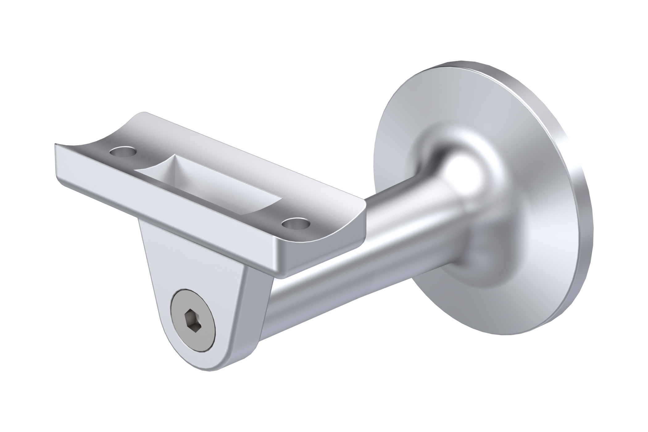 KWS Handrail support 4531 in finish 31 (aluminium, KWS 1 silver anodised)