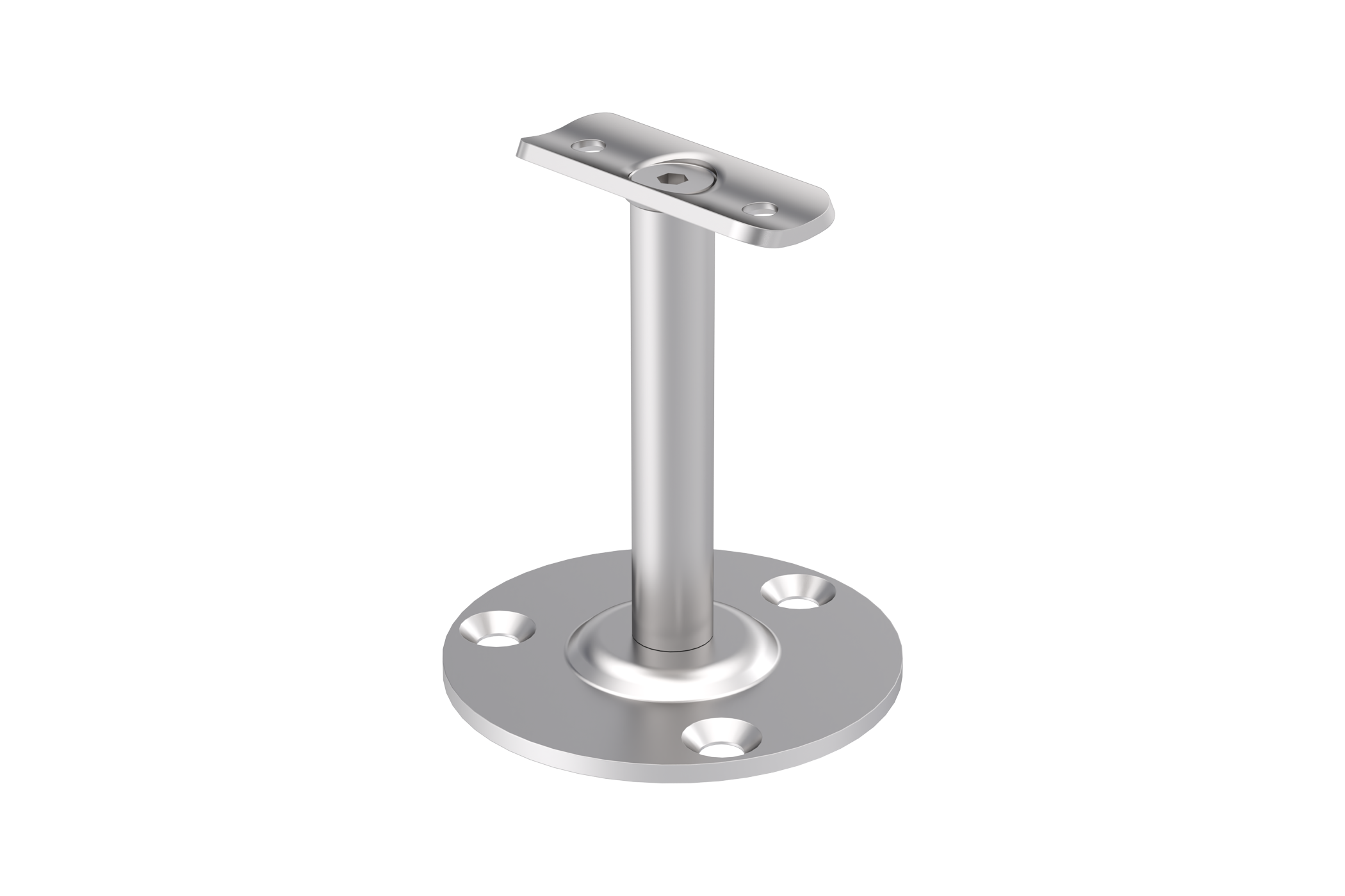 KWS Handrail support 4607 in finish 82 (stainless steel, matte)