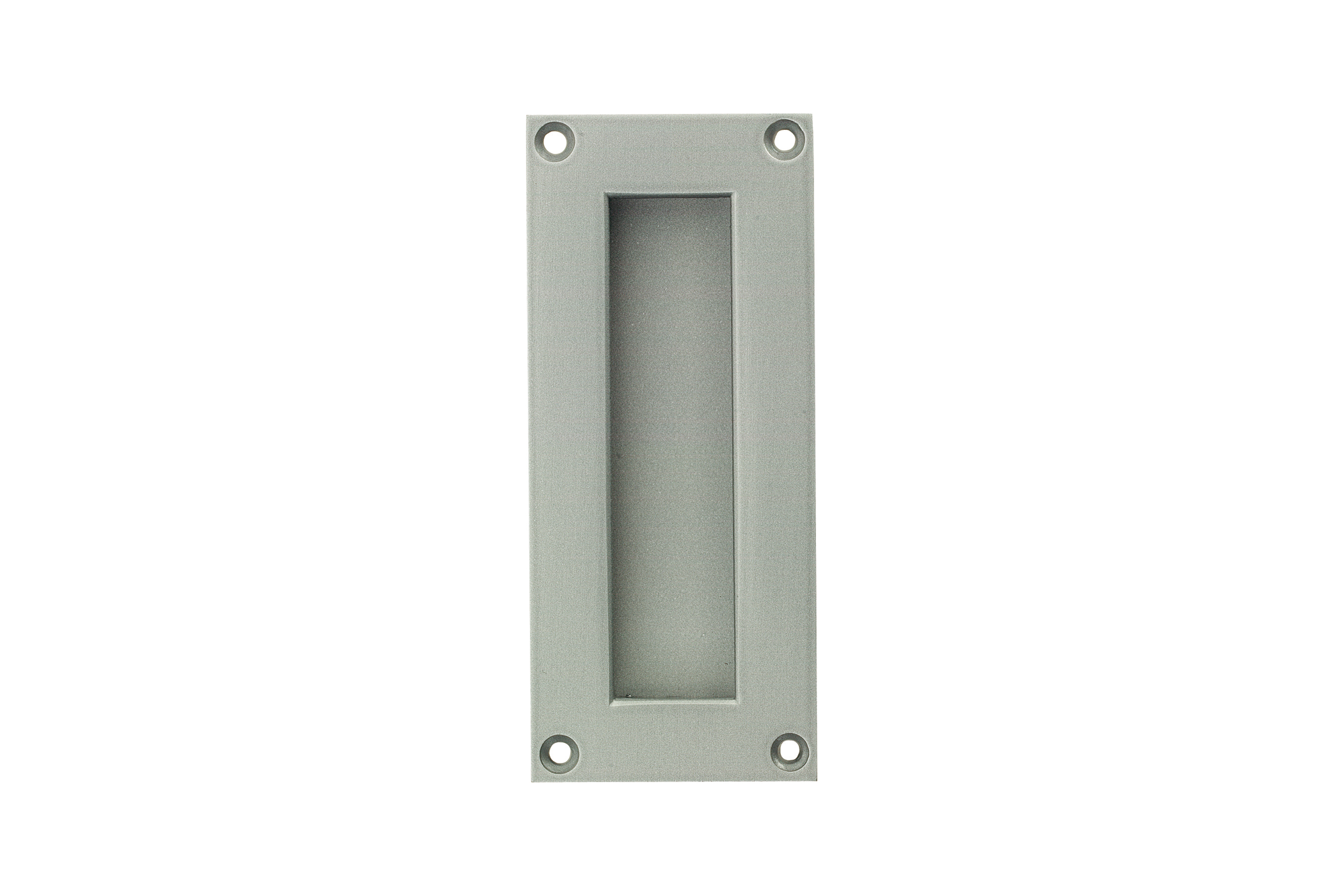 KWS Flush pull 5202 in finish 02 (steel/aluminium, silver stove-enamelled)