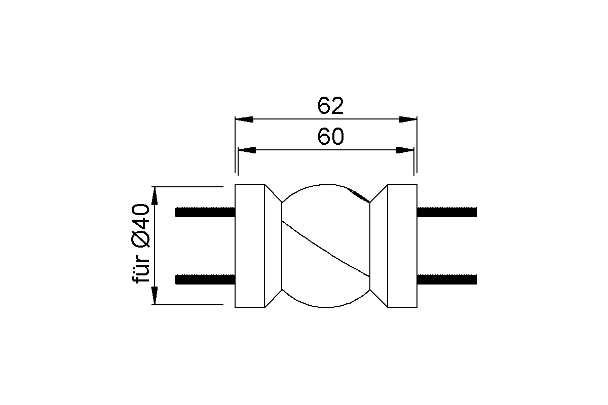 Product drawing KWS Ball-and-socket-joint 7H80